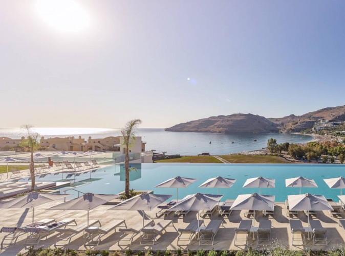 041_Schoene Aussichten Touristik - Lindos Grand Hotel - Rhodos-Infinity Pool 12